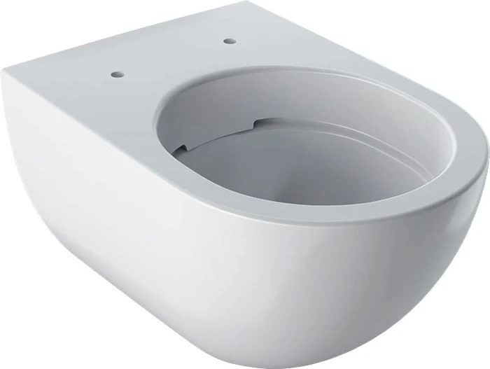Geberit Acanto Wand-WC Tiefspüler, geschlossene Form, Rimfree weiß