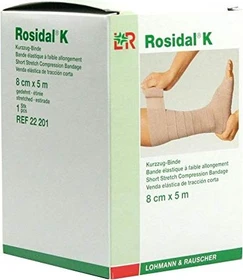 Lohmann & Rauscher Rosidal K Kurzzugbinde, 8cm x 5m, 1 Stück