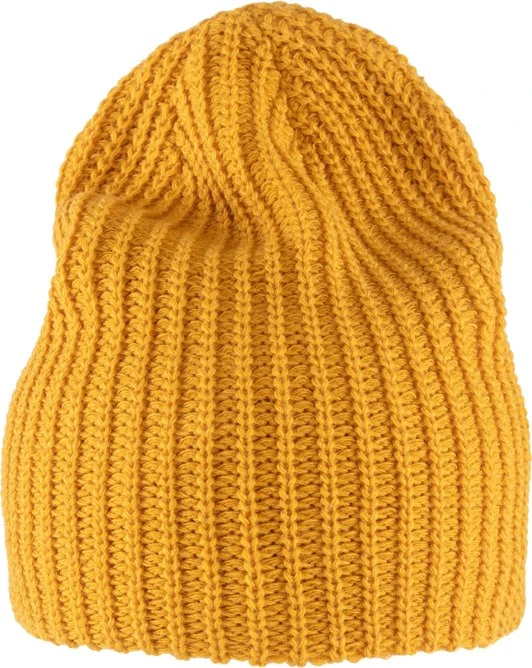 Fjällräven Övik Melange Beanie mustard yellow