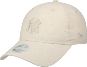New Era 9TWENTY New York Yankees Linen Kappe light beige