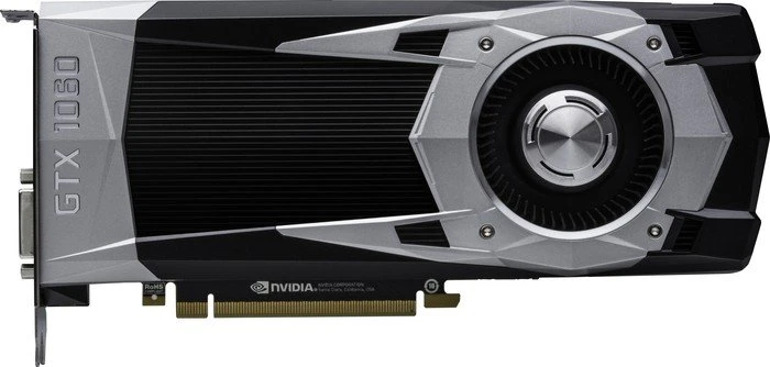 NVIDIA GeForce GTX 1060 Founders Edition, 6GB GDDR5, DVI, HDMI, 3x DP