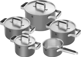 Zwilling Pure Kochgeschirr-Set grau, 5-tlg.