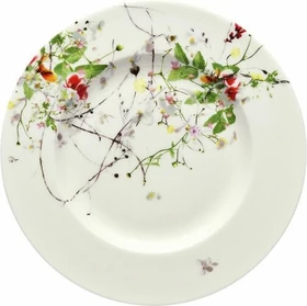 Rosenthal Brillance Bone China Fleurs Sauvages Frühstücksteller mit Fahne 19cm