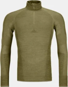 Ortovox 230 Competition Zip Neck Funktionsshirt langarm wild herbs (Herren)