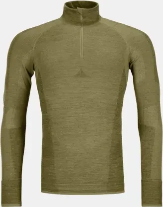Ortovox 230 Competition Zip Neck Funktionsshirt langarm wild herbs (Herren)