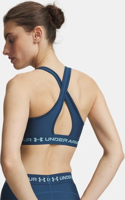 Under Armour Armour Mid Crossback Sport-BH wham blue/blue haze (Damen)