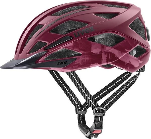 UVEX City I-VO 2 Helm cranberry matt