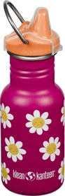 Klean Kanteen Kid Classic Sippy Cap Trinkflasche 355ml happy flowers