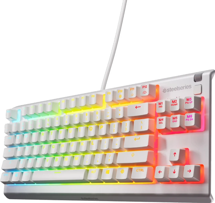 SteelSeries Apex 3 TKL, weiß, LEDs RGB, USB, ND