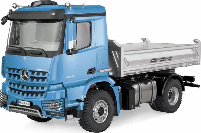 Amewi Mercedes-Benz Arocs Hydraulik Muldenkipper Basic 4x2 RTR hellblau