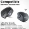 Perixx PERIPRO-303GSL 34mm für Perimice und Logitech M570, Ersatz-Trackball, silber Vorschaubild