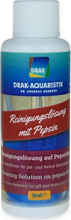 DRAK-Aquaristik Reinigungslösung auf Pepsinbasis, Proteinentferner, 50ml