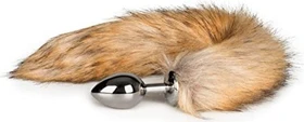EasyToys Fox Tail Plug braun/silber