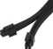 SilverStone PP07E Serie P07E-EPS8B, 4/8-Pin ATX12V Verlängerungskabel, 300mm, sleeved schwarz Vorschaubild
