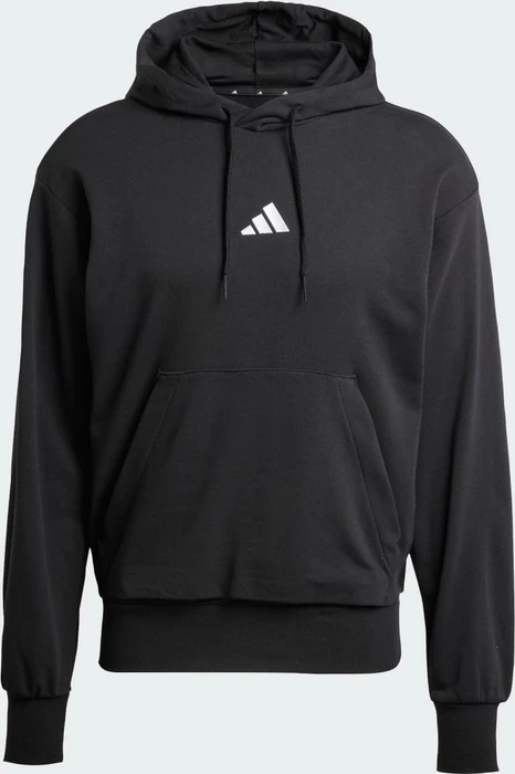 adidas Essentials Feelcozy French Terry Hoodie schwarz/weiß (Herren)