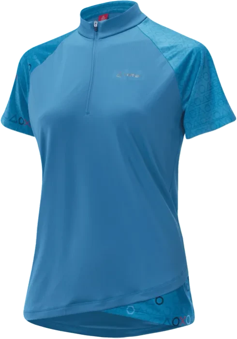 Löffler Axo Rise Half-Zip Trikot kurzarm bluebird (Damen)