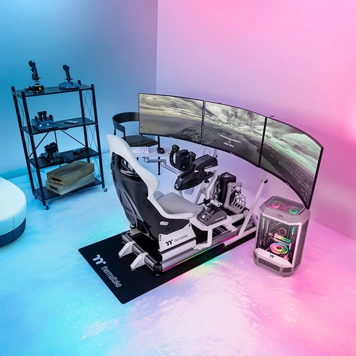 Thermaltake Flight Simulator Cockpit GF500, weiß
