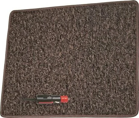 Pro Car Heizteppich mit Antirutschbelag 12V 60x40cm, braun