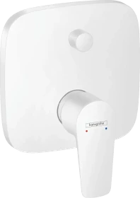 Hansgrohe Talis E Einhebel-Wannenmischer Unterputz mit integrierter Sicherungskombination für iBox universal mattweiß