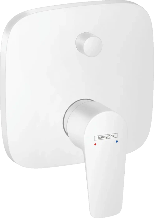 Hansgrohe Talis E Einhebel-Wannenmischer Unterputz mit integrierter Sicherungskombination für iBox universal mattweiß