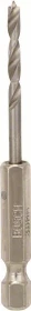 Bosch DIY HSS Holzspiralbohrer, 3x33x74mm, 1 Stück