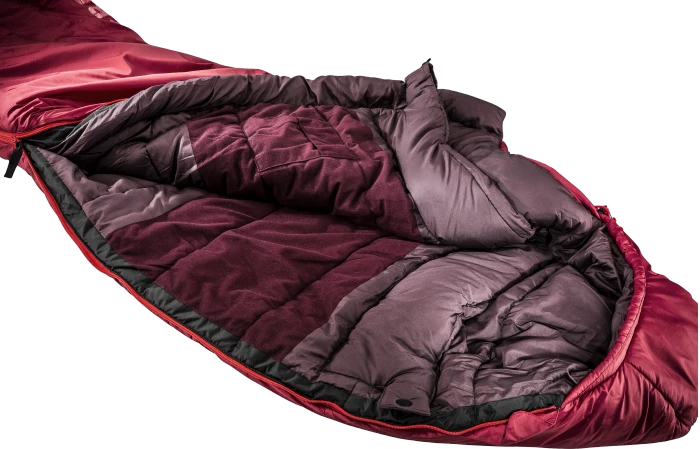 Deuter Orbit -5° SL Mumienschlafsack cranberry/aubergine