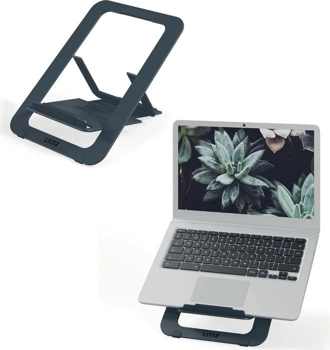 Leitz Ergo, Notebook-Stand, grau, höhenverstellbar