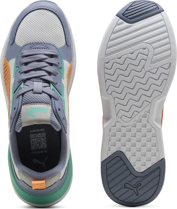 Puma X-Ray 3 feather gray/melon glow/gray sky/vibrant green (Junior)