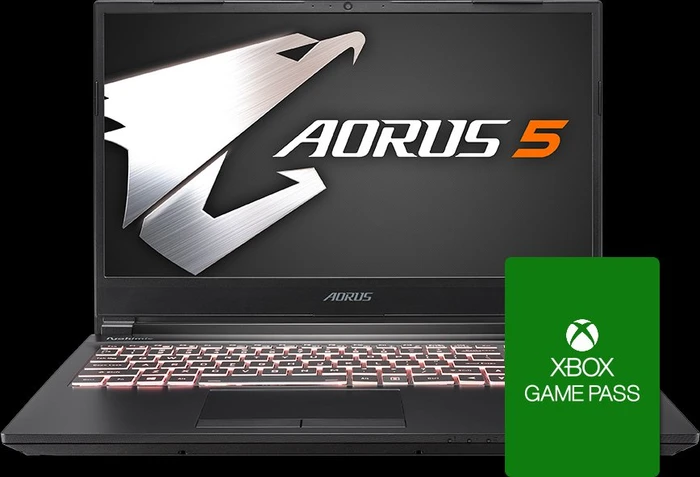 GIGABYTE AORUS 5, Core i7-10750H, 16GB RAM, 512GB SSD, GeForce RTX 2060, DE