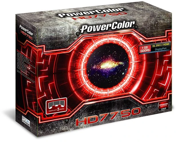 PowerColor Radeon HD 7750, 1GB GDDR5, DVI, HDMI, DP