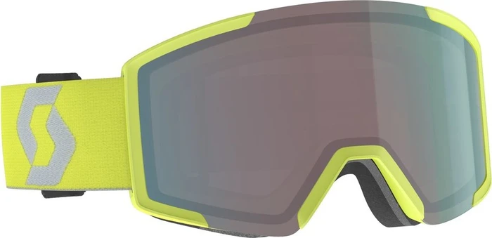 Scott Shield virescent yellow/light grey-enhancer aqua chrome