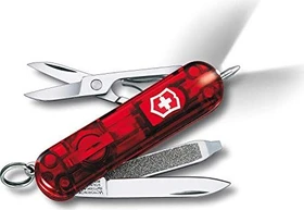 Victorinox Signature Lite Taschenmesser rot transparent