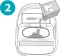 Sure Petcare SureFeed Connect Microchip PetFeeder Futterautomat, WLAN, App-Steuerung, Bundle mit Connect Hub Vorschaubild