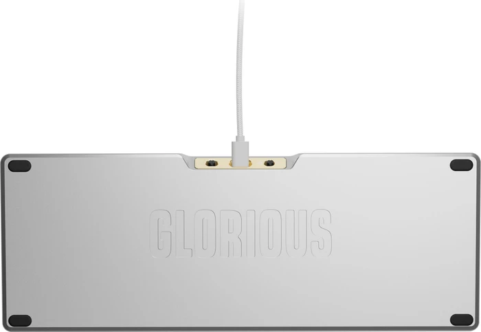 Glorious GMMK 3 Pro HE 65% Pre-built Gaming Keyboard, silber, LEDs RGB, Glorious Fox HE, USB, US