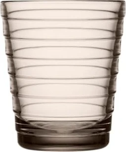 Iittala Aino Aalto Trinkglas 220ml leinen, 2 Stück