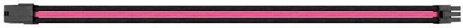 Thermaltake TtMod Sleeve Cable Verlängerung 30cm, schwarz/pink