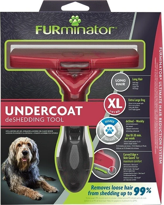 FURminator deShedding Tool für sehr große Hunde mit langem Fell, Version 2