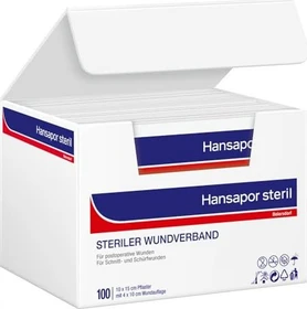 Hansaplast Hansapor Wundverband steril, 10 x 15cm, 1 Stück