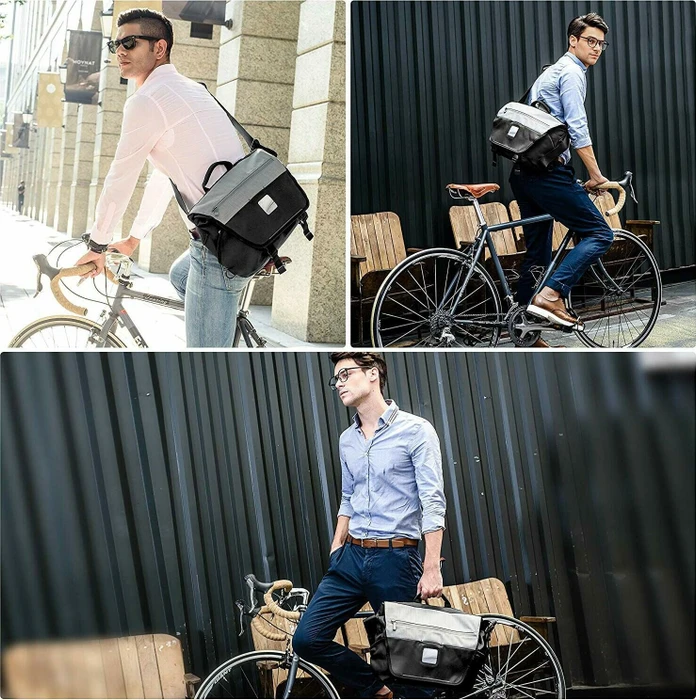 Everki ContemPRO Laptop Bike Messenger Umhängetasche 14.1"/MacBook Pro 15" schwarz