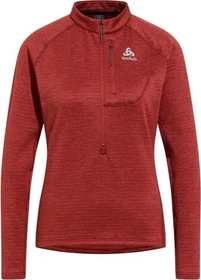 Odlo Tencia Mid Layer Half-Zip Funktionsshirt langarm spiced apple melange (Damen)