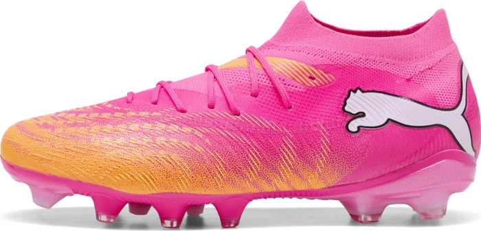 Puma Future 9 Match Fusion FG/AG poison pink/sun stream/bright aqua/puma white (Damen)