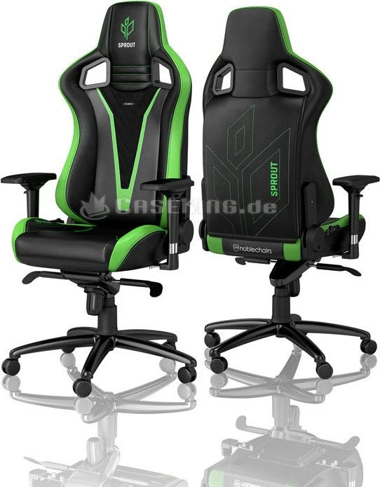 noblechairs Epic Sprout Edition Gamingstuhl, schwarz/grün