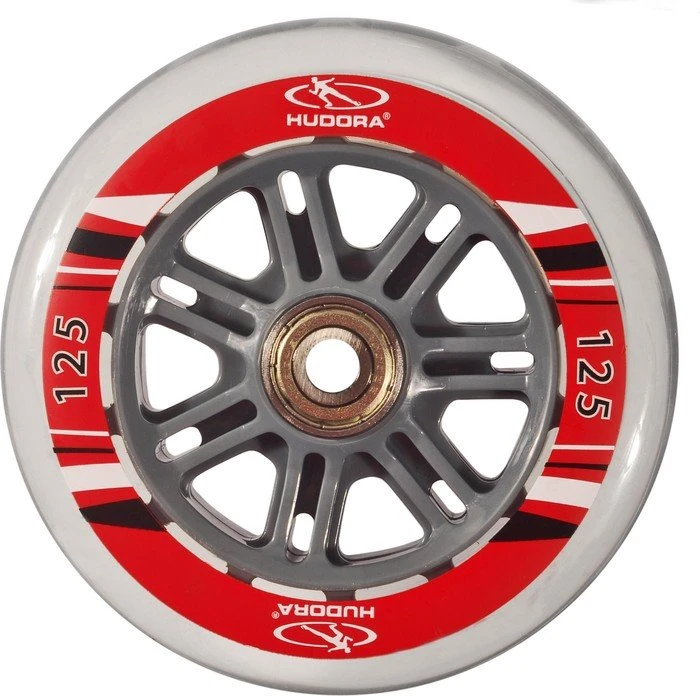 Hudora Big Wheel 125 Scooter silber