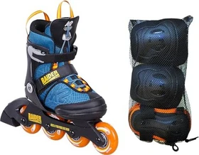K2 Raider Pro Inline-Skate blau/orange (Junior) (Modell 2024)