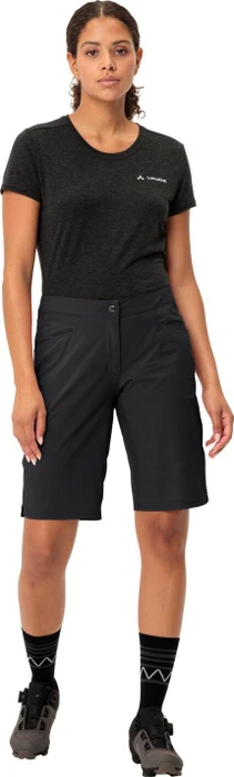 Vaude Tremalzo III Fahrradhose kurz schwarz (Damen)