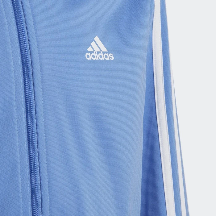 adidas Essentials 3-Streifen Trainingsanzug blue fusion metallic/white (Junior)