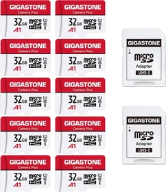 Gigastone Camera Plus R90/W20 32GB Kit, UHS-I U1, A1, Class 10, 10er-Pack