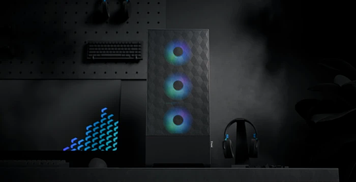 Fractal Design Pop XL Air RGB Black TG Clear Tint, Glasfenster