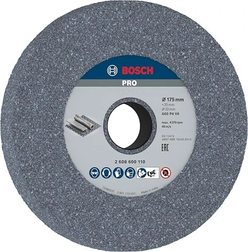 Bosch Professional PRO Metal Schleifscheibe K60, 175x25x32mm, 1 Stück