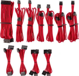 Corsair PSU Cable Kit Type 4 - Pro Kit - Gen4, rot